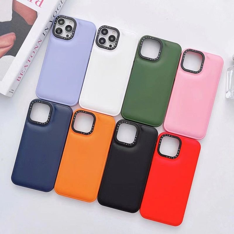 EU Direct Shipping Candy Color Air Cushion Shockproof Silicone Back Cover For iphone 14 13 Pro Max Mobile Phone Case