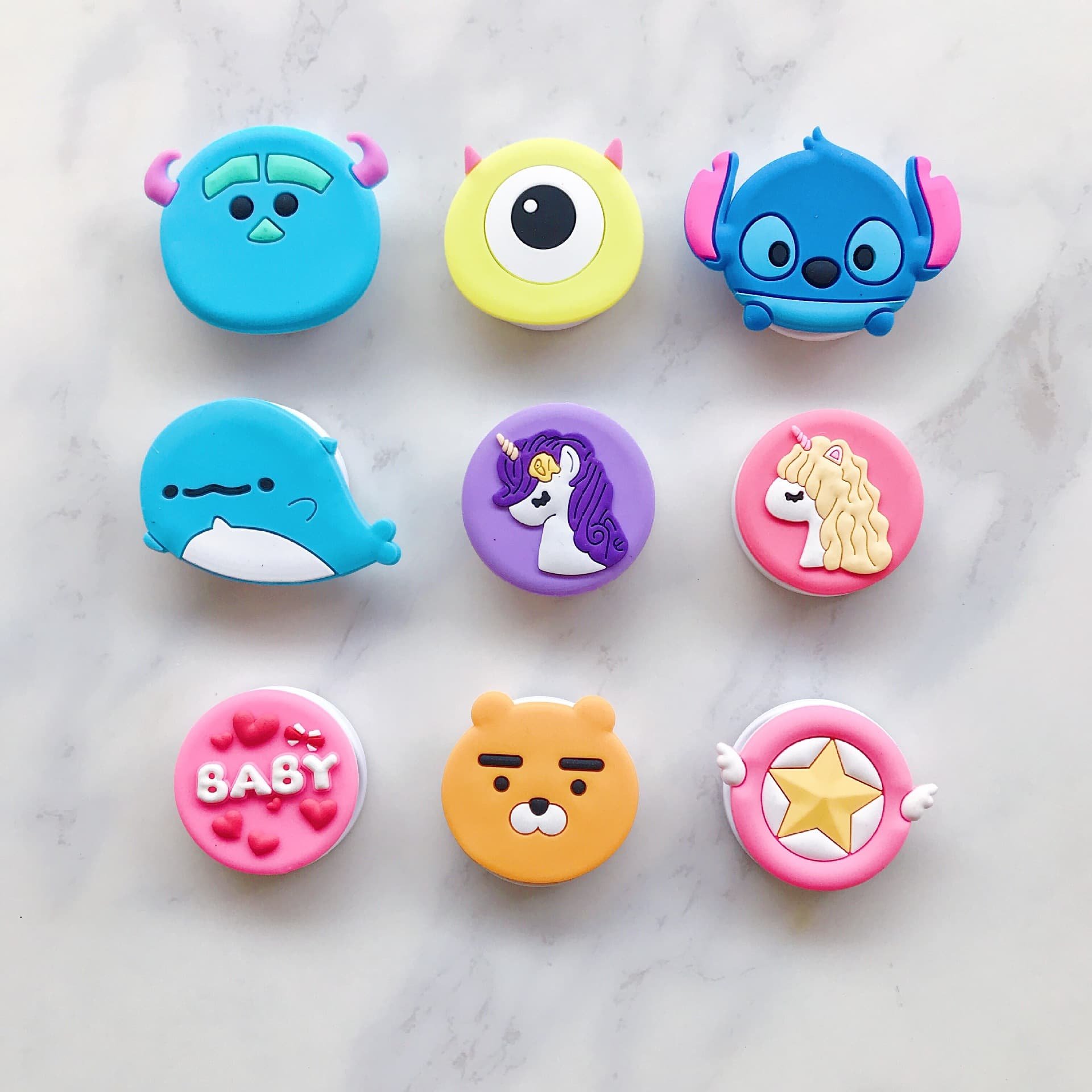 Custom Adhesive Cute Silicon Cartoon Phone Poppings Pop Sockets UP Stand Magnet Bracket Mobile Phone Grip Holder Magsafe Griptok