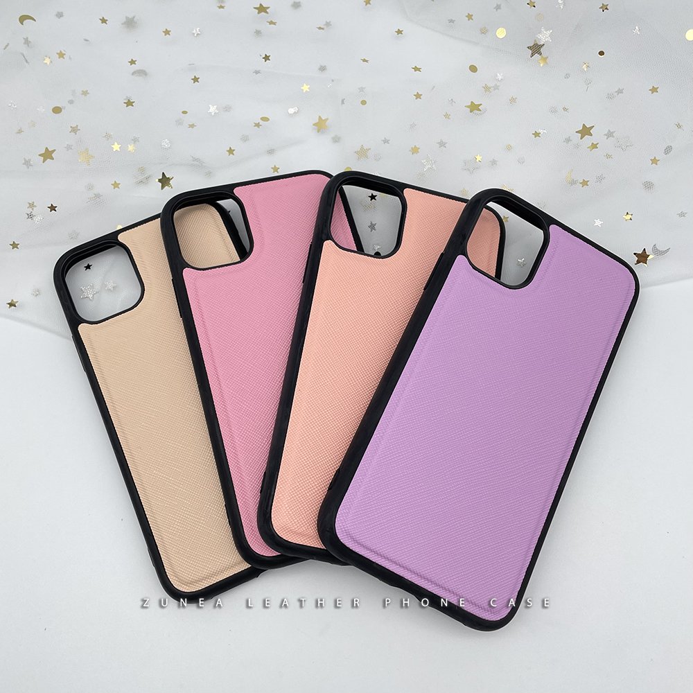 Ready to Ship 3D raised Vegan PU Saffiano Leather Mobile Cellphone back covers phone case fundas piel stock for iPhone 14 13 15