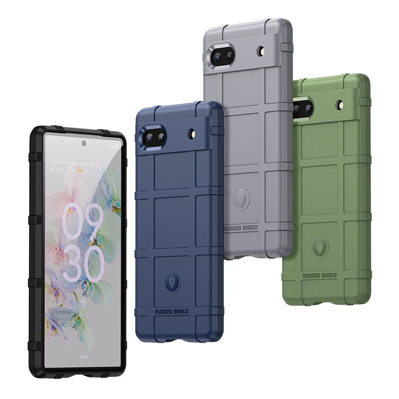Armor Shield Shockproof Case for Google Pixel 9 8 7a 6a 7 6 Pro 5a 4a 5 5G 4 3a XL Rugged Anti-fall Cover Soft Phone Back Cases