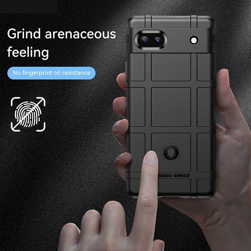 Armor Shield Shockproof Case for Google Pixel 9 8 7a 6a 7 6 Pro 5a 4a 5 5G 4 3a XL Rugged Anti-fall Cover Soft Phone Back Cases