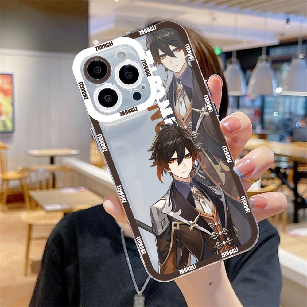 Genshins ImpactS Phone Case For Xiaomi Redmi Note 12 11 10 9 Pro 7 8 9C 10C 12C 13C 4G 5G Transparent Capa