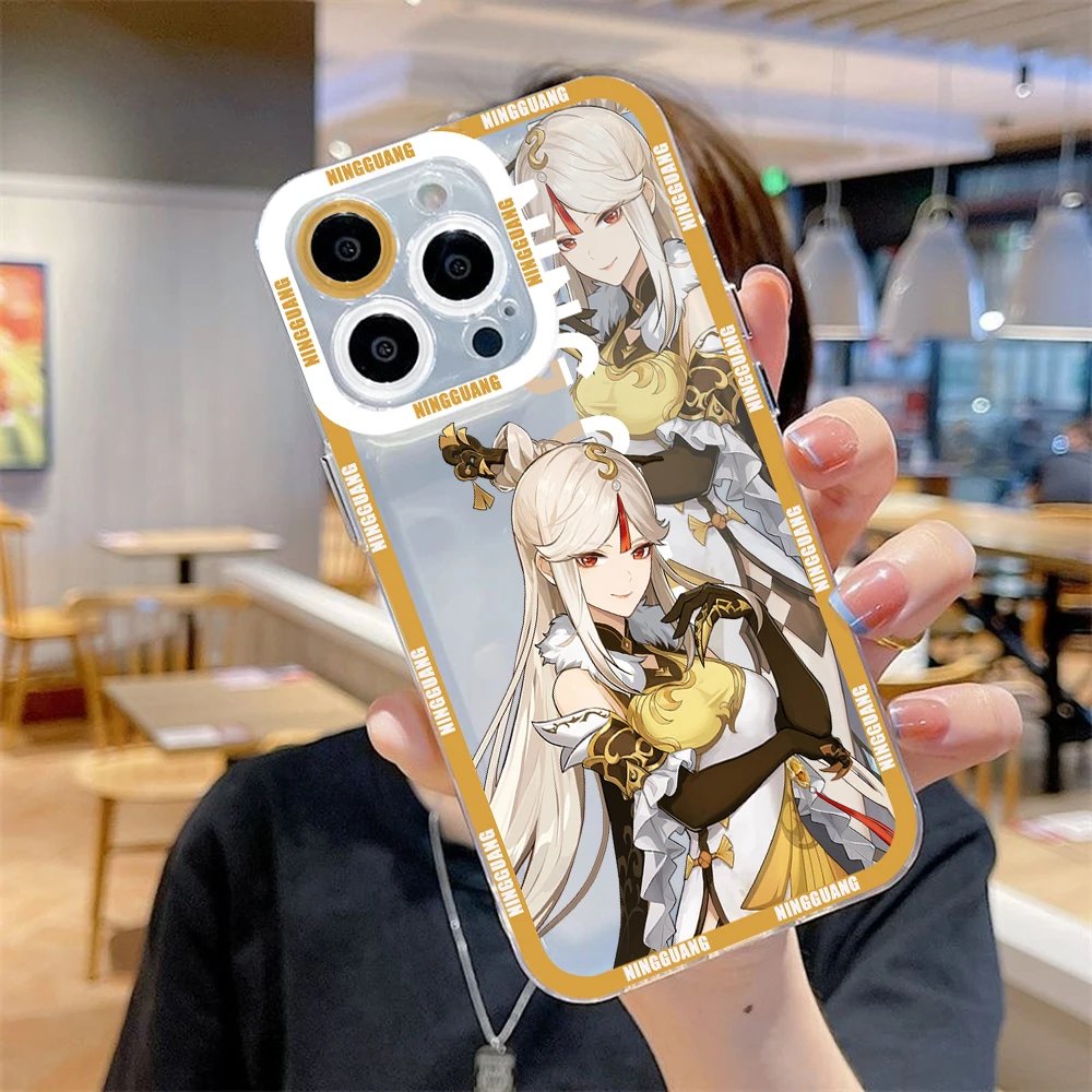 Genshins ImpactS Phone Case For Xiaomi Redmi Note 12 11 10 9 Pro 7 8 9C 10C 12C 13C 4G 5G Transparent Capa