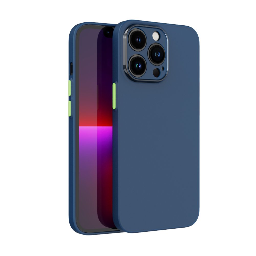 Mobile Phone Case with Metal Plating Buttons Thin TPU Factory Supplier Candy Color for Iphone 13 Pro Max 12 11 XR XS X 87 6 Plu