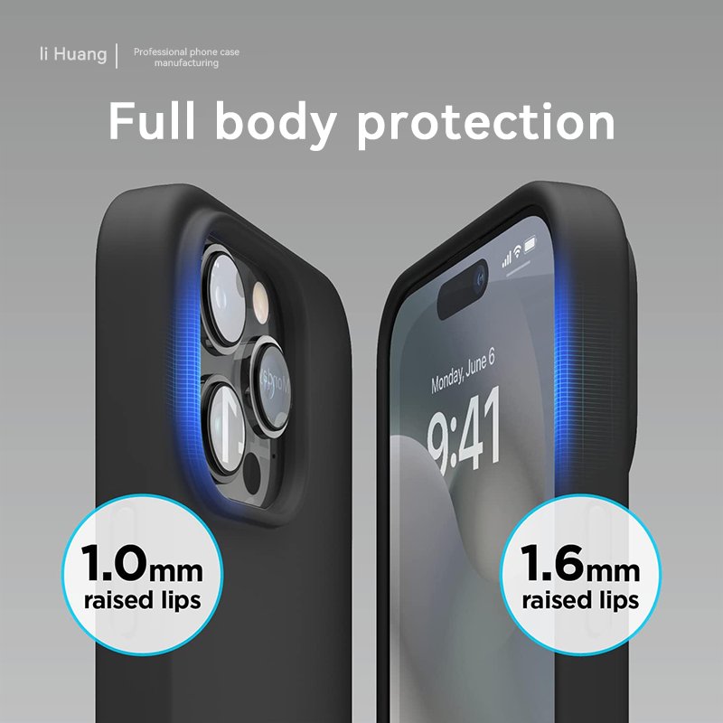 Durable Liquid Silicone For Iphones 15 Pro Max 14 13 12 Promax Phone Accessories Mobile Cover For Samsung S24 Ultra