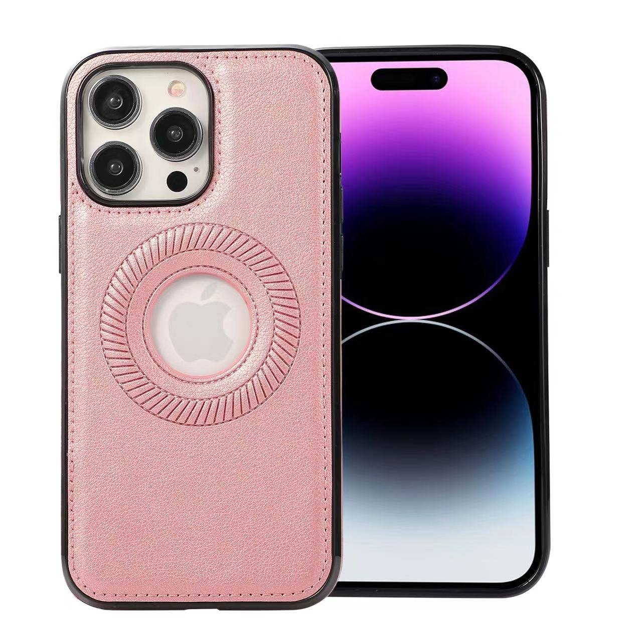 Luxury Wireless Charging PU Leather Mobile Phone Case For iPhone15 14 Pro Max 13 12 11 Magnetic Cellphone Cover