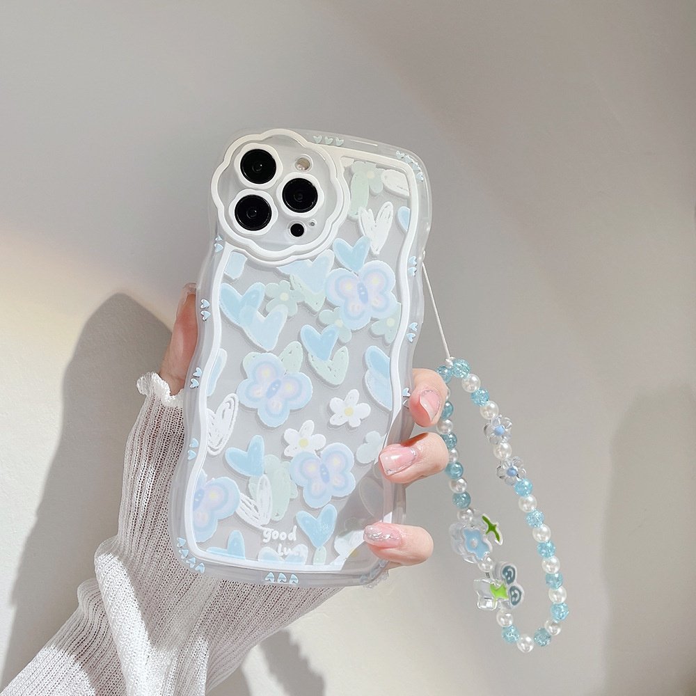 Phone Case for IPhone15 14 13 12 11 Pro Max Case Oil with Lanyard XS Max XR X XS 7 8 Plus Protective Covers