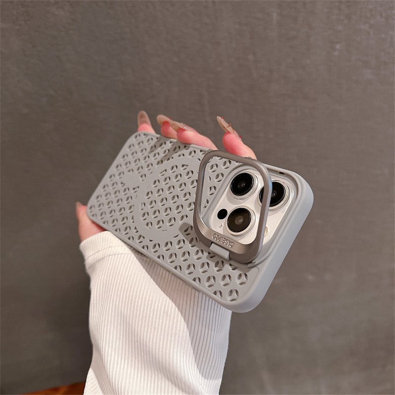 AilesTecca 16 pro max Smartphone Heat Radiation Dissipation Holder Stand Magnetic Mobile Cover For iPhone 15 Cell Phone Case