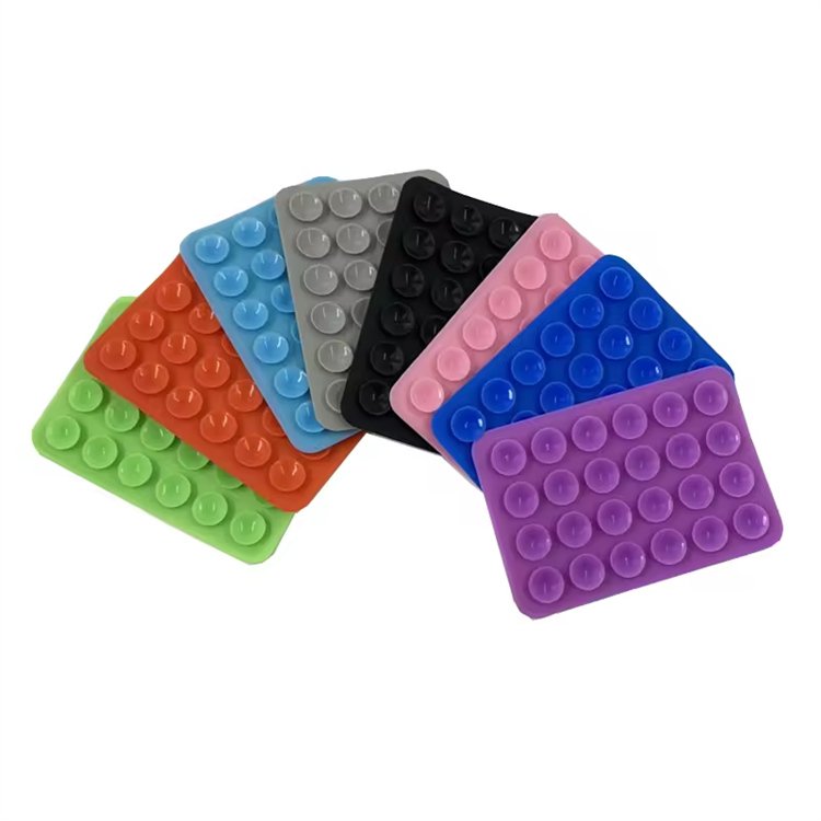 Hot Sale Silicone Suction Phone Case Holder Adhesive Mount Cellphone Case Silicone Suction Phone Grip Holder