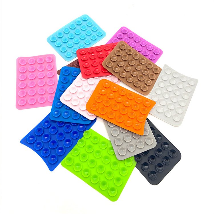 Hot Sale Silicone Suction Phone Case Holder Adhesive Mount Cellphone Case Silicone Suction Phone Grip Holder