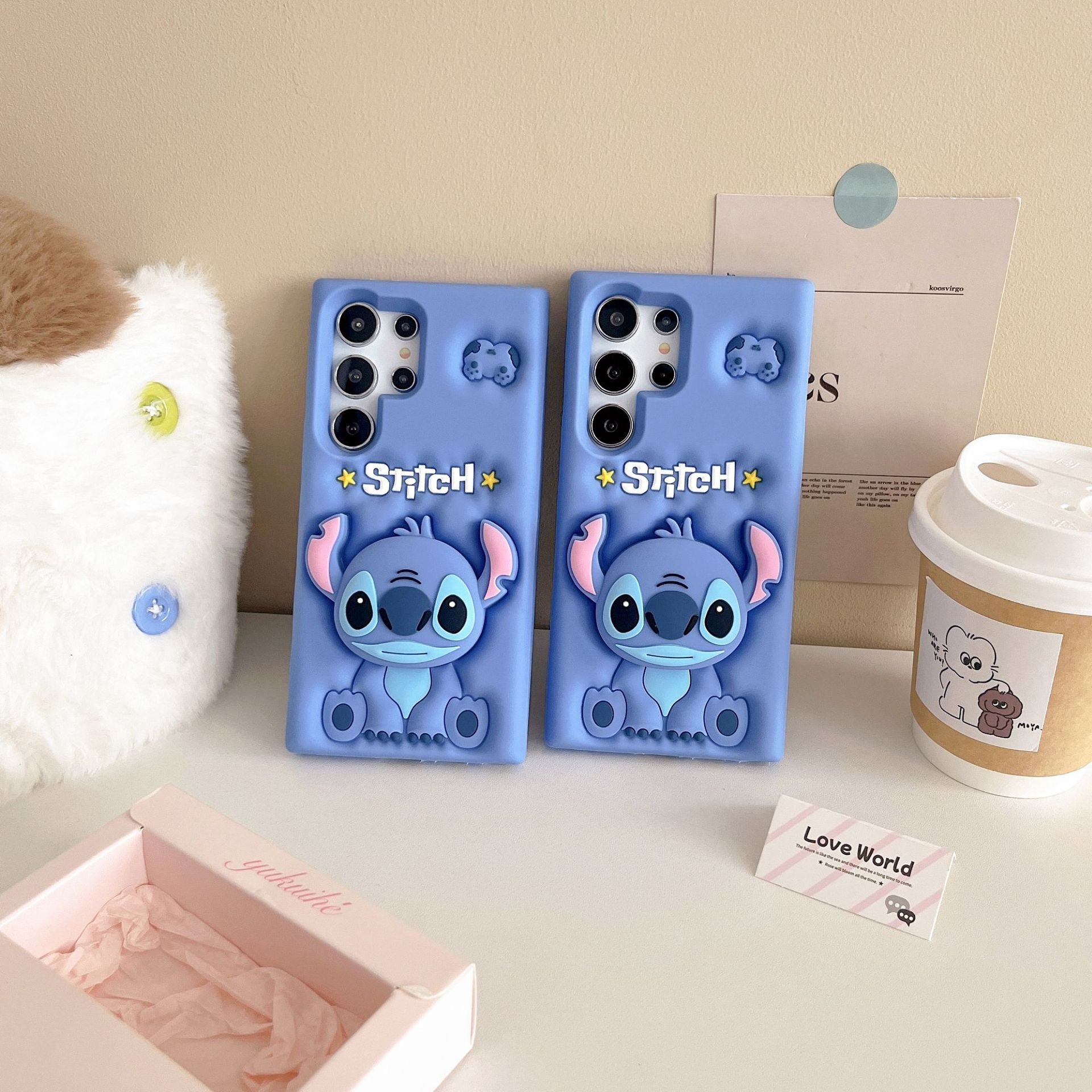 Cute cartoon silicone Samsung phone case for samsung s24ultra s24plus s24 s23 s22 A54