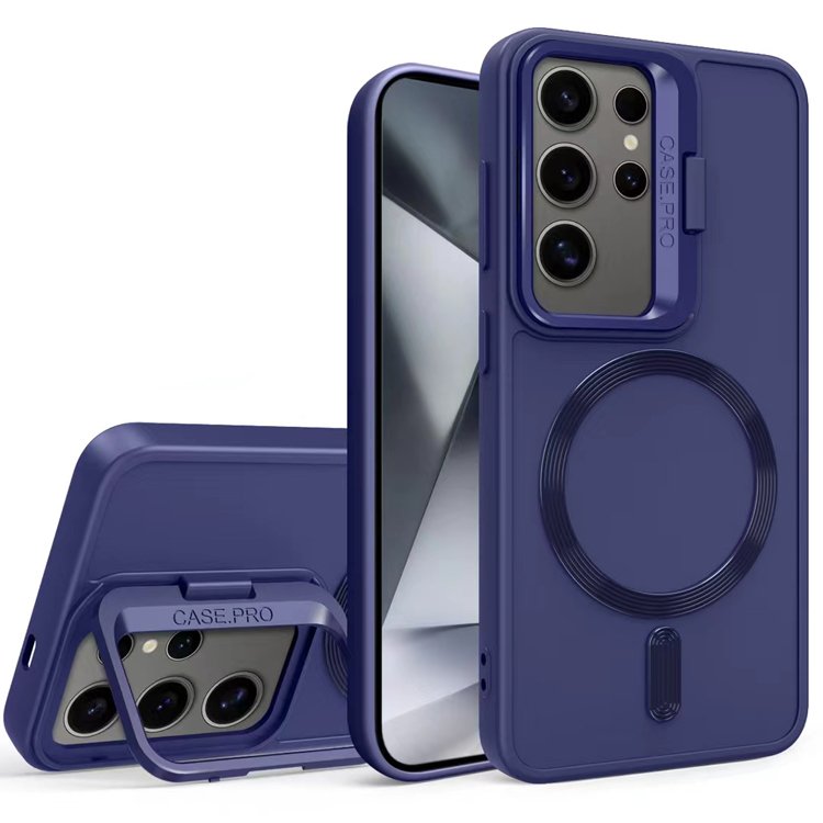 s24 ultra Magnetic phone case with bracket holder stand Armor shockproof mobile phone cases for Samsung S24 S23 ultra back cover