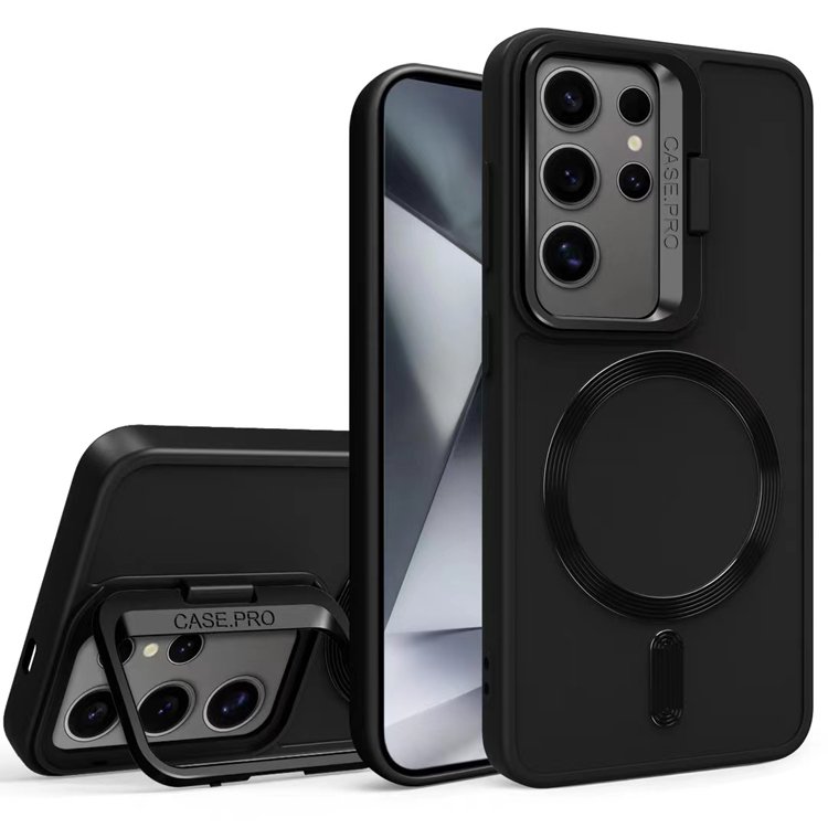 s24 ultra Magnetic phone case with bracket holder stand Armor shockproof mobile phone cases for Samsung S24 S23 ultra back cover
