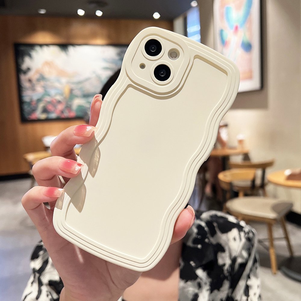 TPU Protection Back Cover For iPhone 16 15 14 13 12 11 Pro Max Xs Xr Xs Max 7 8 Plus Shockproof Wave Soft Mobile Phone Case