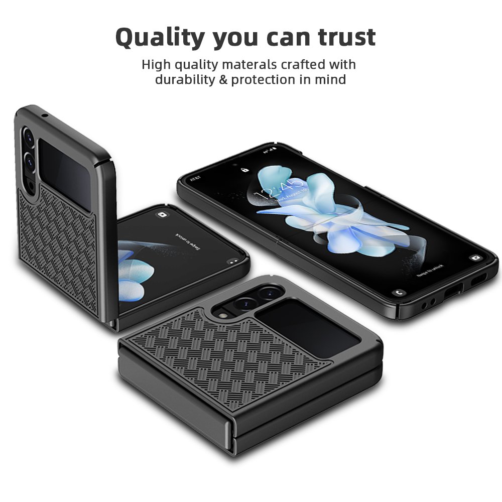 New Design For Samsung Galaxy Z Flip 3 4 Folding Holster Belt Clip Back Cover Hard PC Shockproof Mobile Phone Case