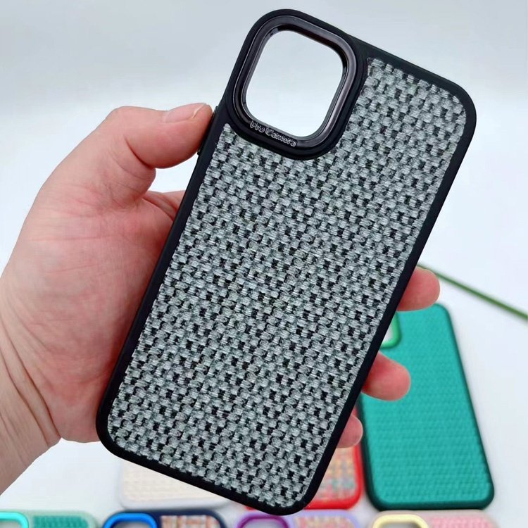 China supplier suitable for infinix smart hd 6 7 8 newest business fashion tpu woven with soft fiber lining mobile phone cases