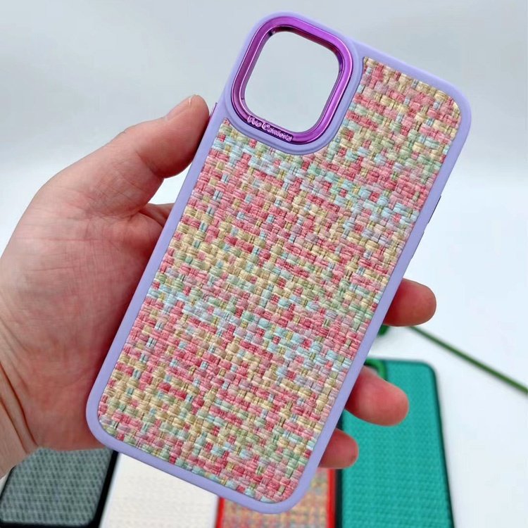 China supplier suitable for infinix smart hd 6 7 8 newest business fashion tpu woven with soft fiber lining mobile phone cases