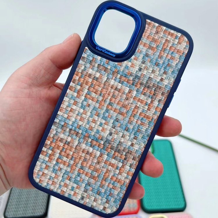 China supplier suitable for infinix smart hd 6 7 8 newest business fashion tpu woven with soft fiber lining mobile phone cases