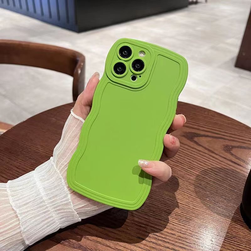 Camera Lens Protection fashion protective mobile phone Case For iPhone 14 pro max silicone wave phone Cover cases