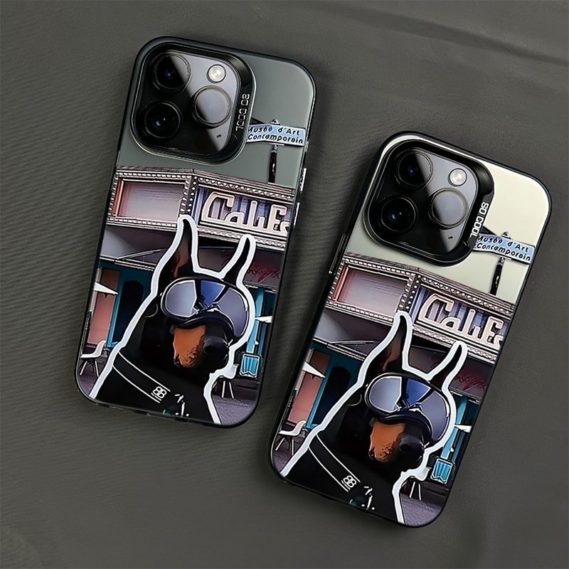 Ins Sweet Cool Retro Mobile Phone Case Full Cover Soft Phone Case For Iphone11 12 13 14 15mini/plus/pro/promax/x/xr/xs Max