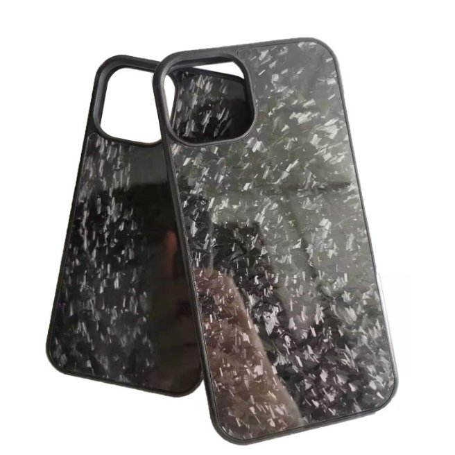 Wholesale custom blank mobile phone case luxury forged carbon fiber phone case for iphone 15 pro max