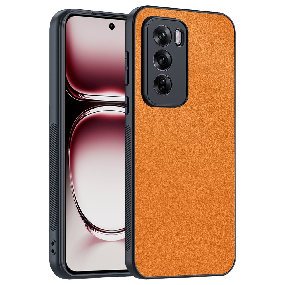For Oppo Reno12 Pro Mobile Phone Case Ultra-thin Leather Anti-fall Shockproof For Oppo Reno12 Phone Cover