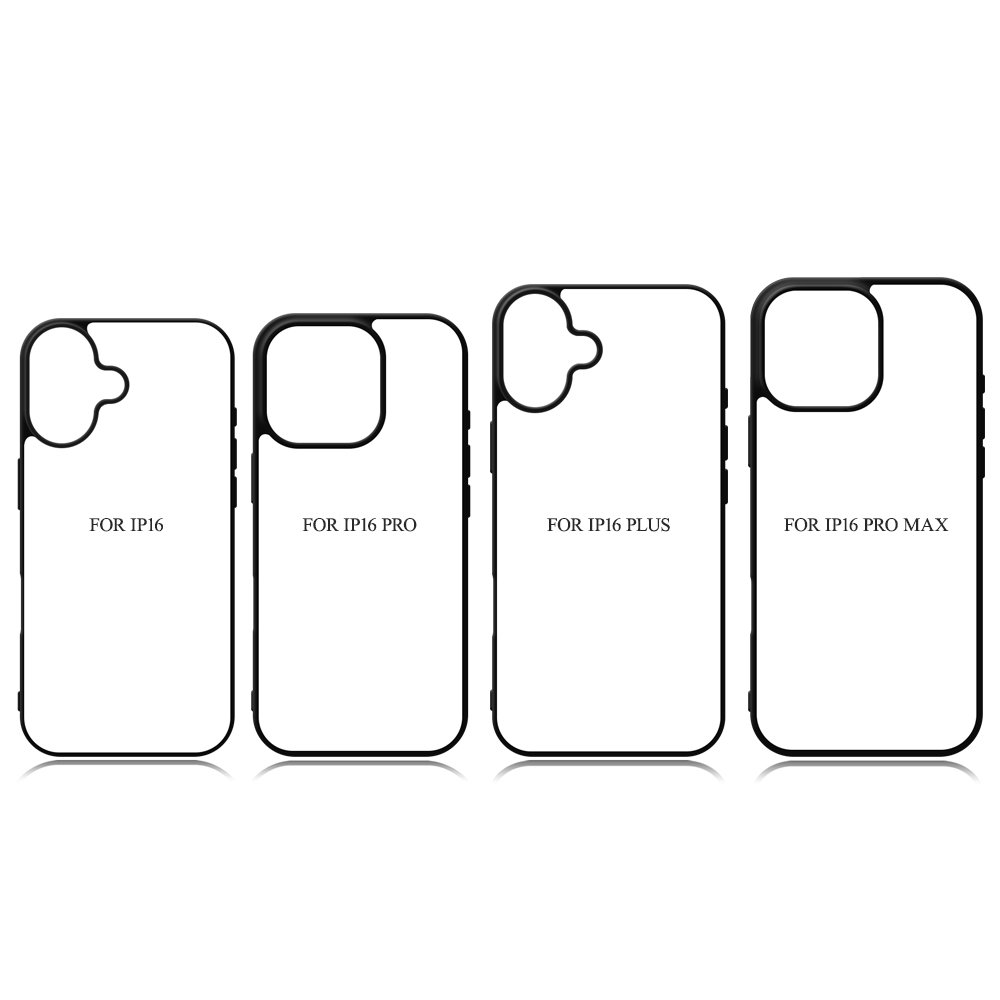 for iPhone 16/ 16Plus/ 16Pro/ 16 Pro Max Diy Blank Custom 2D TPU Sublimation Mobile Phone Case Shell Cover