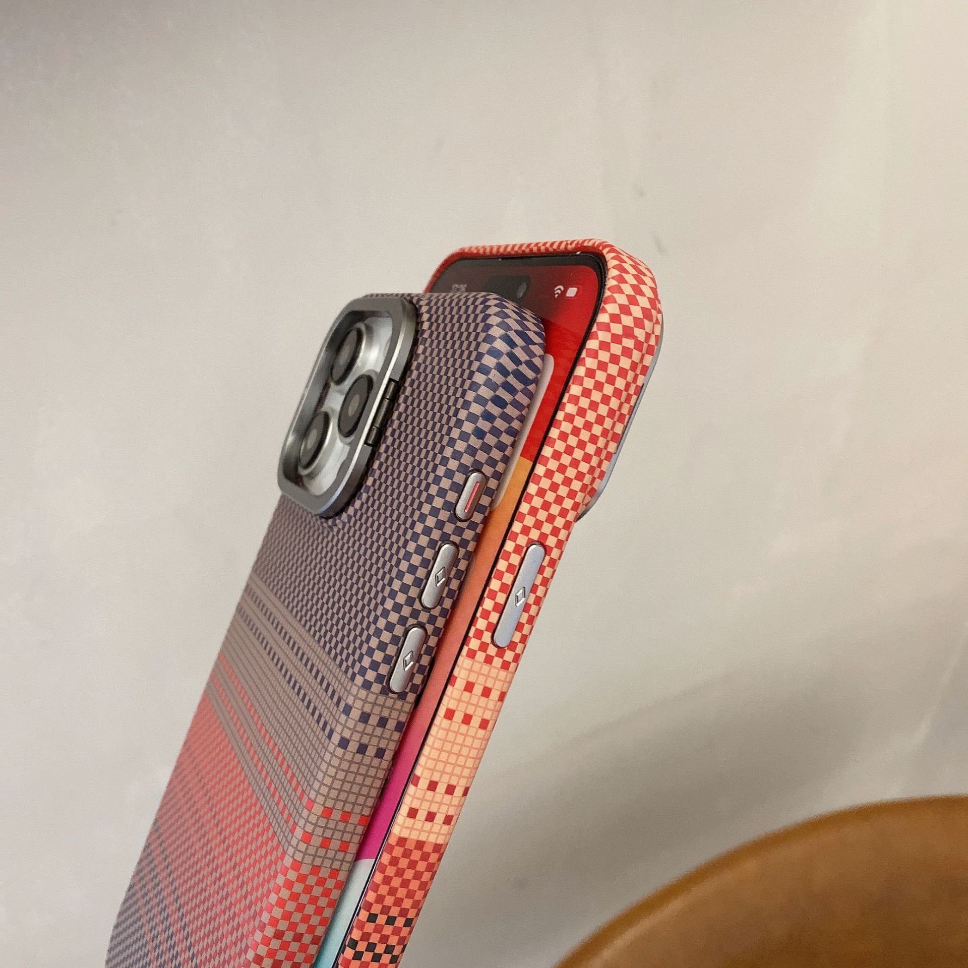 Luxury Slim PC Cover for iPhone 13 14 15 16 Pro Max New Carbon Fiber Business Magnetic Accessories Fundas Mobile Phone Cases