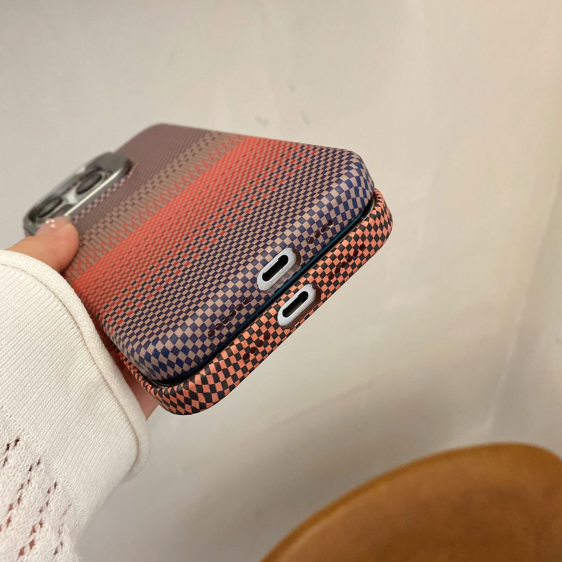 Luxury Slim PC Cover for iPhone 13 14 15 16 Pro Max New Carbon Fiber Business Magnetic Accessories Fundas Mobile Phone Cases