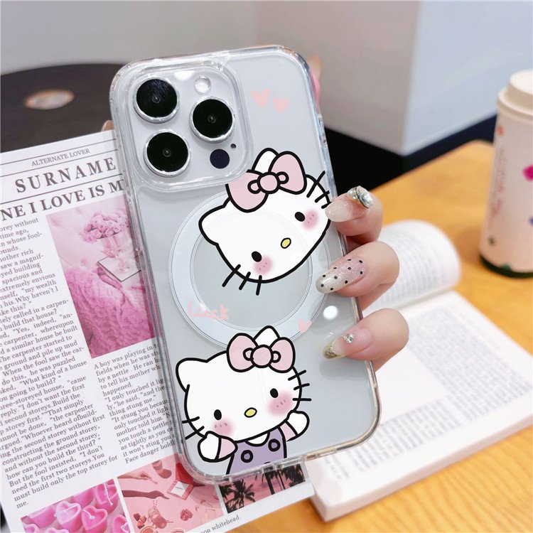 Shenzhen Custom Logo Magnetic Transparent PC Phone Case for iPhone 14/15 Max S24 Ultra Models
