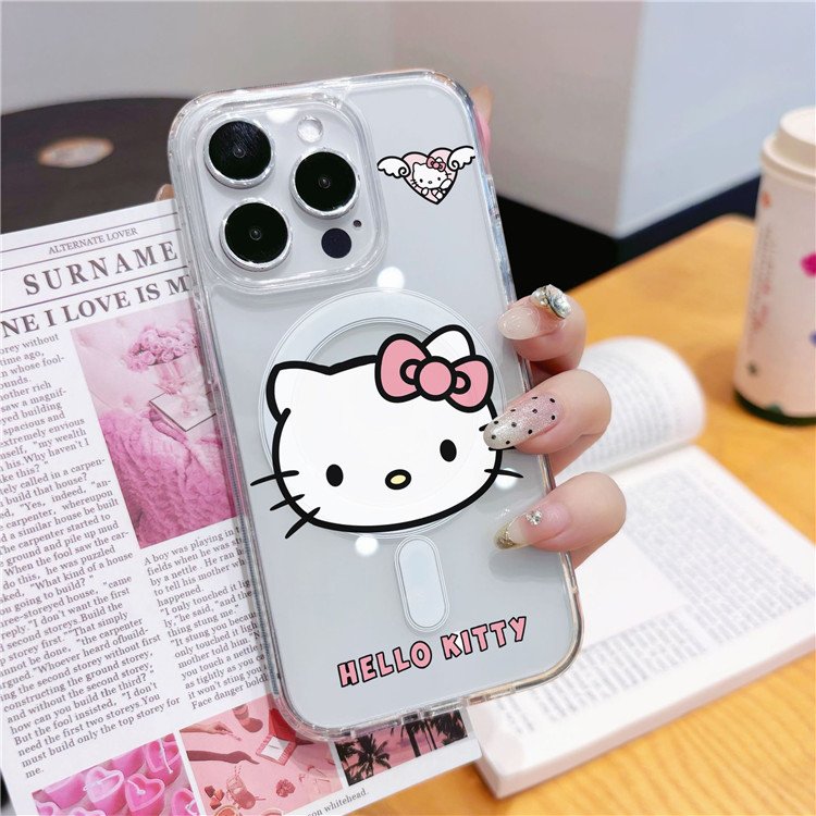 Shenzhen Custom Logo Magnetic Transparent PC Phone Case for iPhone 14/15 Max S24 Ultra Models