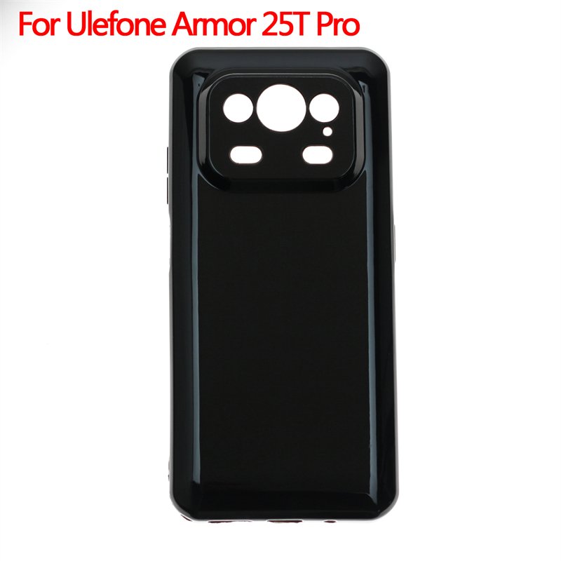 Manufacturer Wholesale Matte TPU Cases Soft Frosted Back Cover Silicone Mobile Phone Case For Ulefone Armor 25T Pro Black