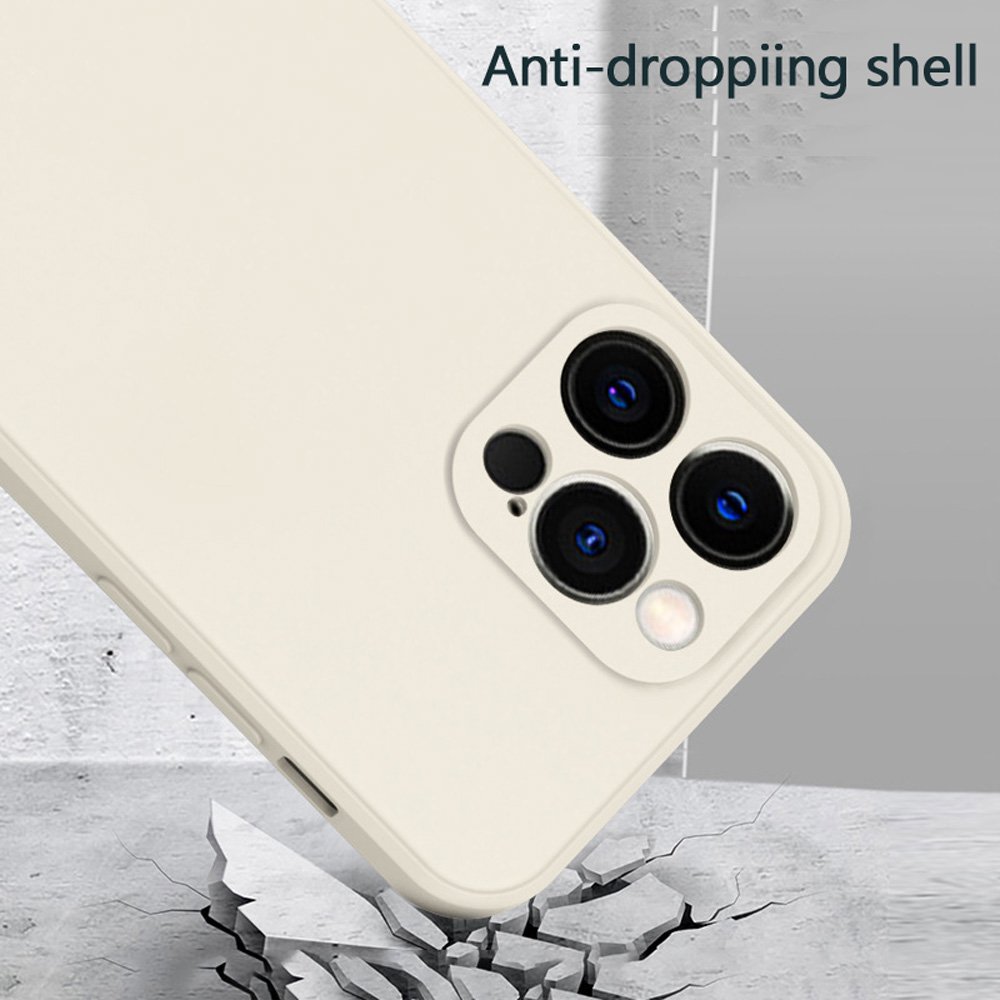 Luxury For iPhone 12 Pro Max Dropproof Case Anti Knock High Quality Soft Silicone Mobile Phone Case Cover For iPhone 14 13 12 11