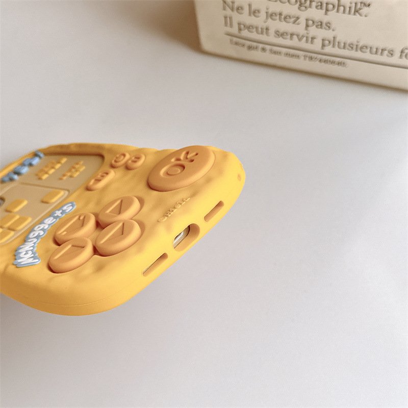Cute Game Machine silicone Mobile Phone Case For iPhone 16 15 14 13 12 11 Pro max Chicken Fashion Cartoon Shockproof Back Cover