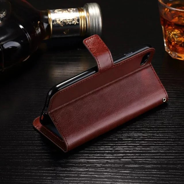 Whole sale PU Leather Mobile Phone Case with Stand Function Card Slots Flip Case