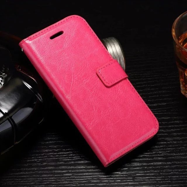 Whole sale PU Leather Mobile Phone Case with Stand Function Card Slots Flip Case