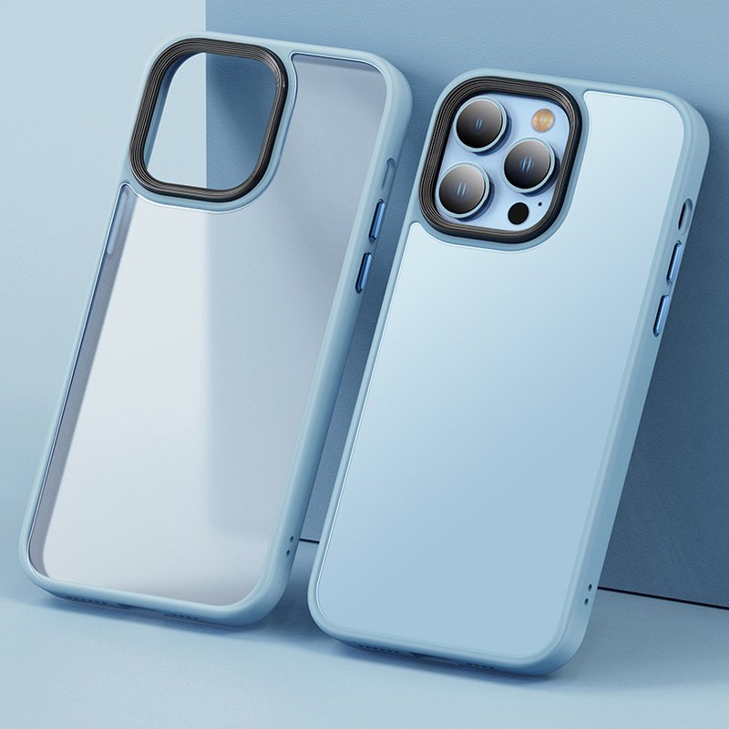 Ultra fine high transparency frosted phone case for iPhone 15 Protective Cover TPU PC Mobile Phone Case for iPhone 15 14 Pro Max