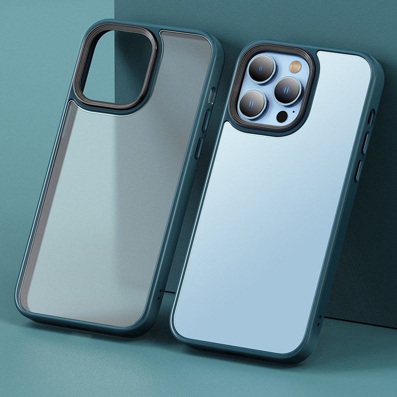 Ultra fine high transparency frosted phone case for iPhone 15 Protective Cover TPU PC Mobile Phone Case for iPhone 15 14 Pro Max
