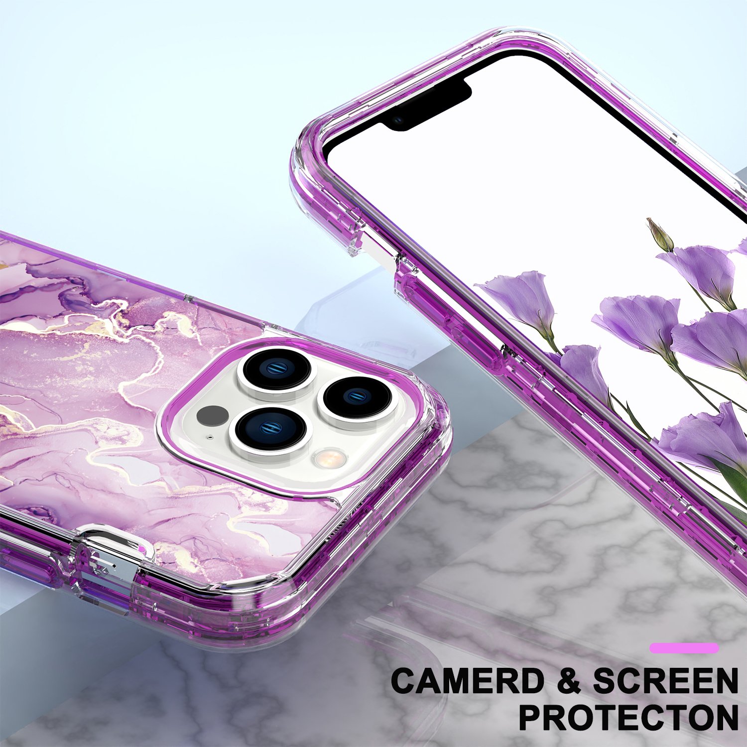 3 in 1 full protection luxury electroplated IMD hard shockproof phone case cover for iphone 15 pro max 14 13 12 11 xr xs max 678