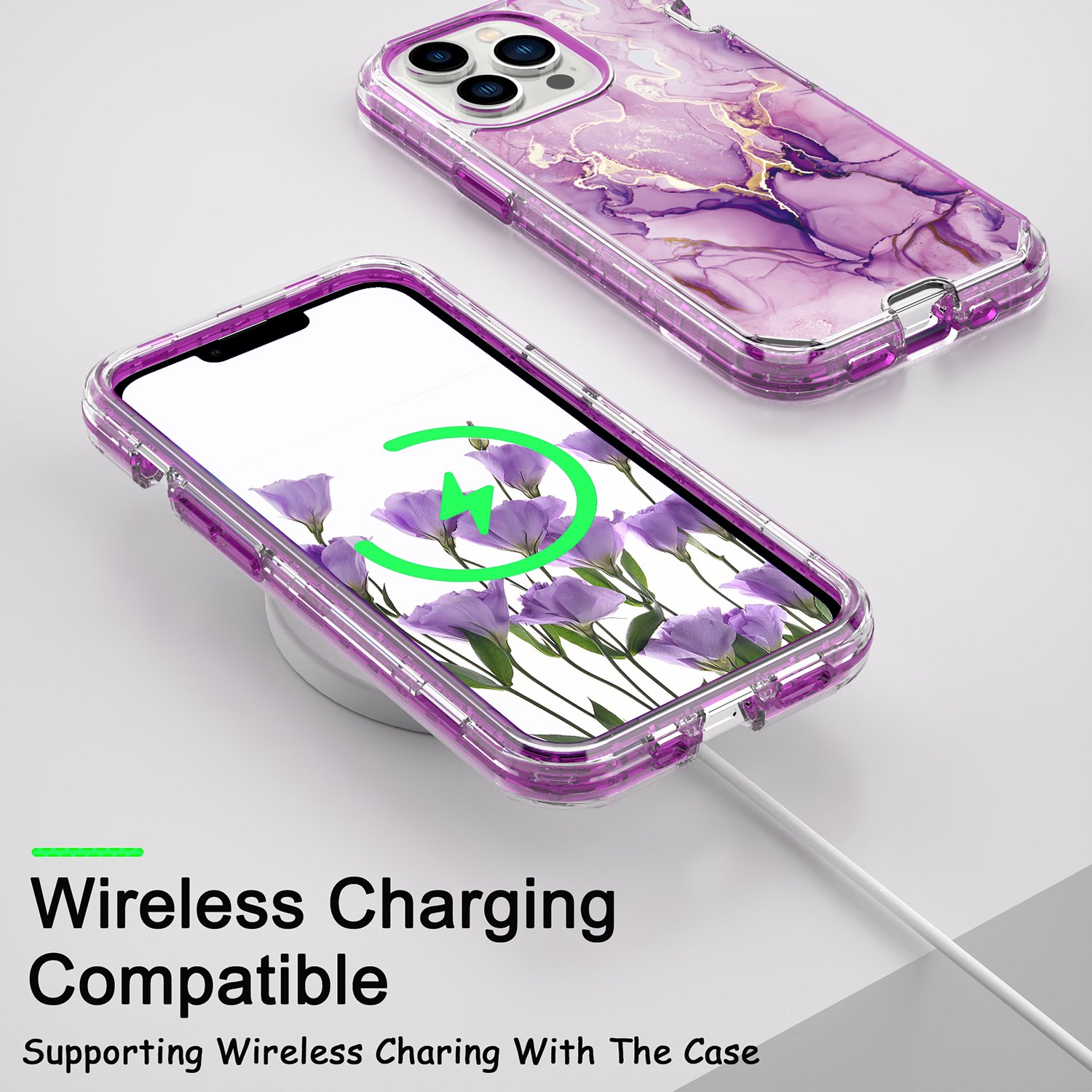 3 in 1 full protection luxury electroplated IMD hard shockproof phone case cover for iphone 15 pro max 14 13 12 11 xr xs max 678