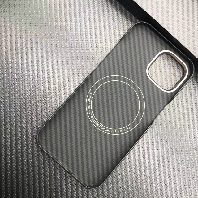 MOQ 1pcs Slim and Lightweight aramid carbon fiber case for for iPhone 14 cover phone case