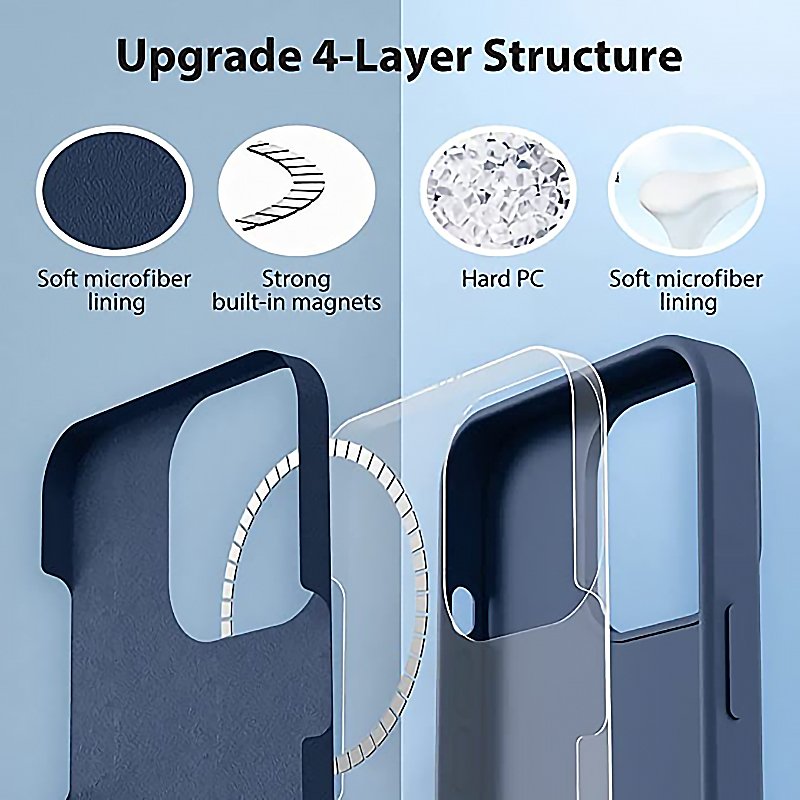 Factory wholesale price liquid silicone cell phone cases with wireless charging function for iphone 12 13 14 15 pro max plus