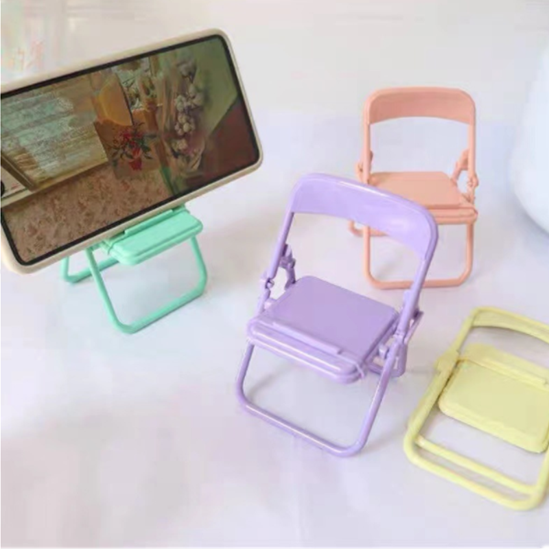 holder for phone for watching TV cute cell phone holder chair collapsible and convenient to use phone holder