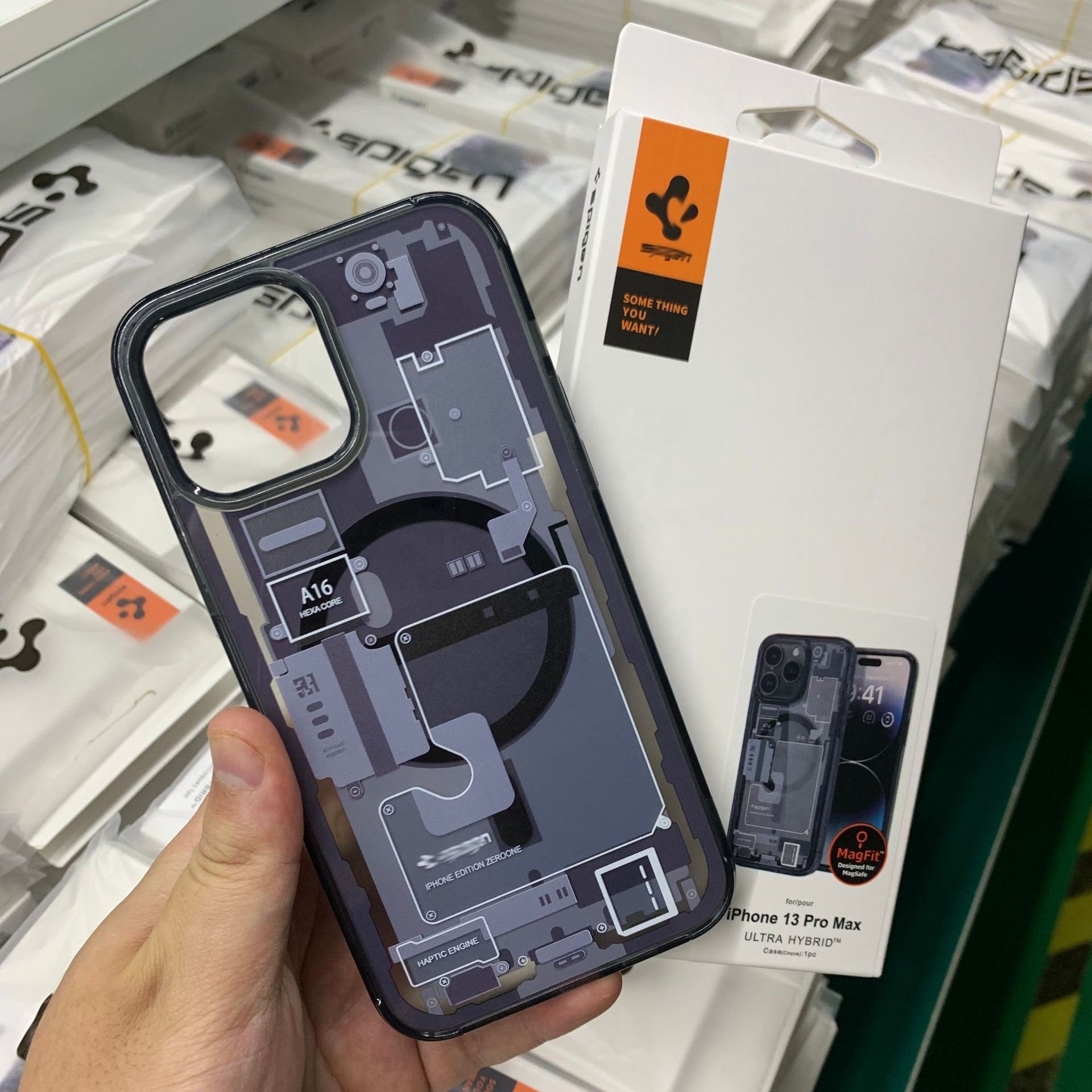 Circuit Board Technology Shell For iphone 11 12 13 14 15 Pro Max Anti-fall Magnetic Wireless Charger Mobile Phone Case