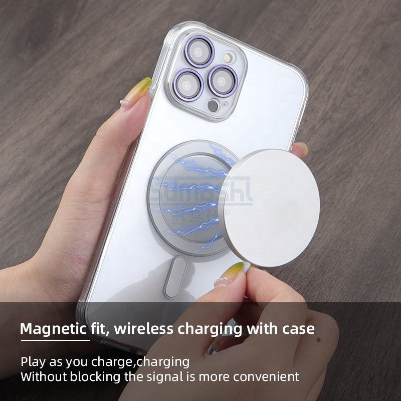 tpu clear magnetic phone case magnetic case for iphone 16 15 16 14 13 case fundas para celulares for iPhone 14 pro