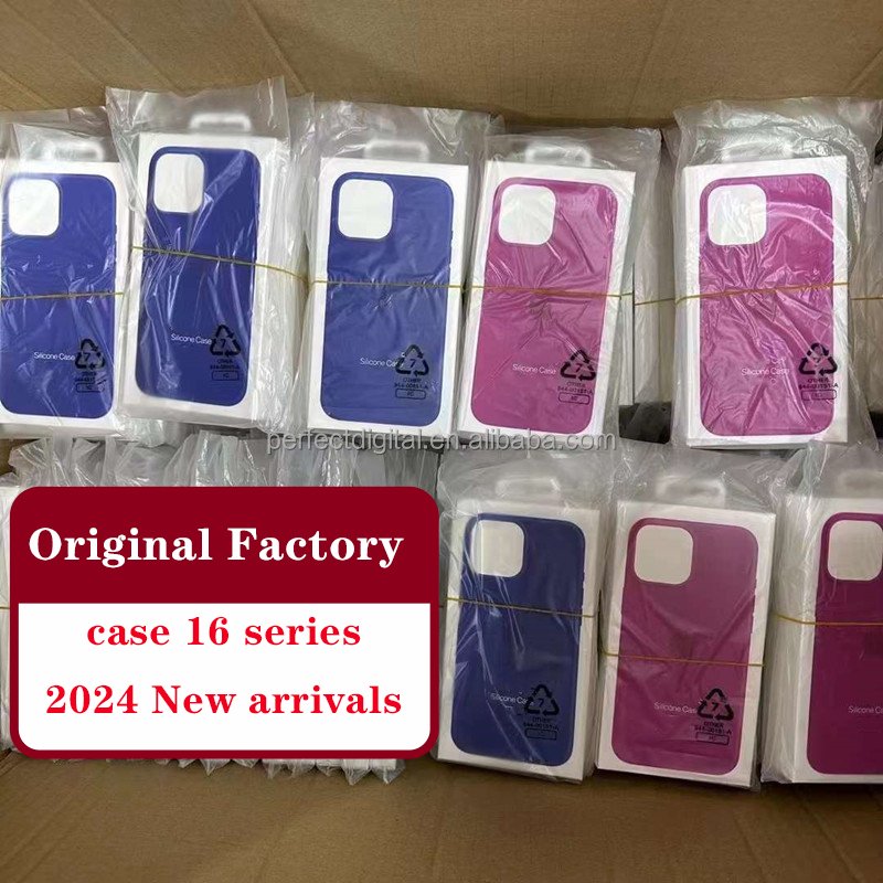 New Magnetic charging Logo Original Factory Luxury Silicone TPU Clear Casing Cover Mobile Phone Case For Iphone 14 15 16 Pro Max