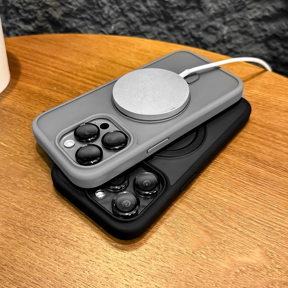 Luxury Shockproof Matte Phone Case For iPhone 16 14 13 12 11 Pro Max Mobile Cover Holder Stand Magnetic Cellphone Funda