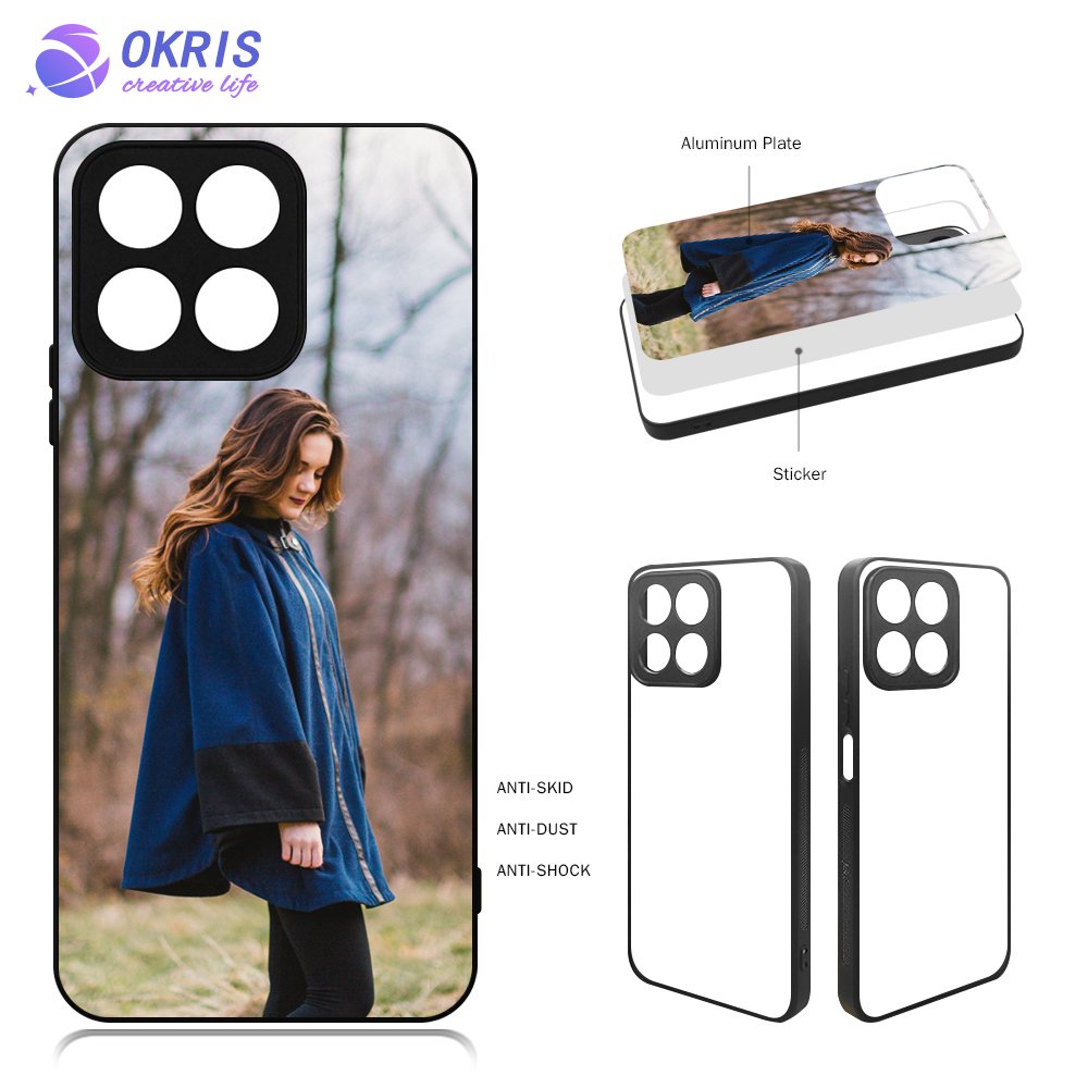 Customized Blank Sublimation Smooth Mobile Phone Cases DIY 2D TPU Phone Cover For Honor Play 60 Plus