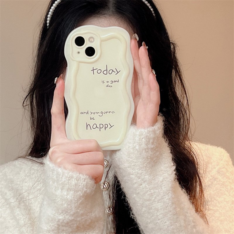 New Design Small Fresh Simple Letters Mobile Phone Case For Iphone 11 12 13 14 Pro Max Female Cover For Huawei Mate 50 Pro