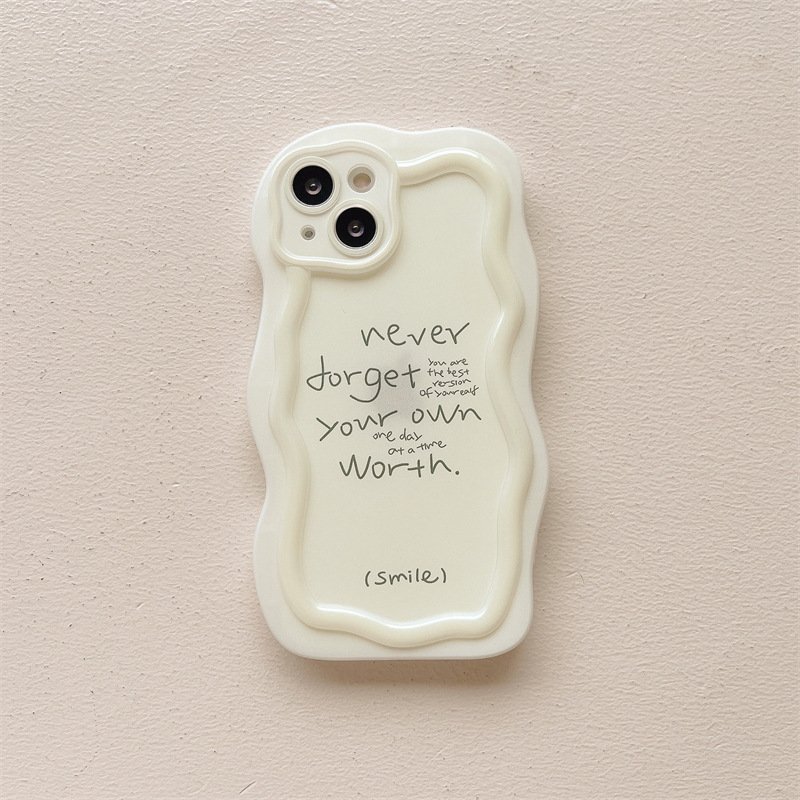New Design Small Fresh Simple Letters Mobile Phone Case For Iphone 11 12 13 14 Pro Max Female Cover For Huawei Mate 50 Pro